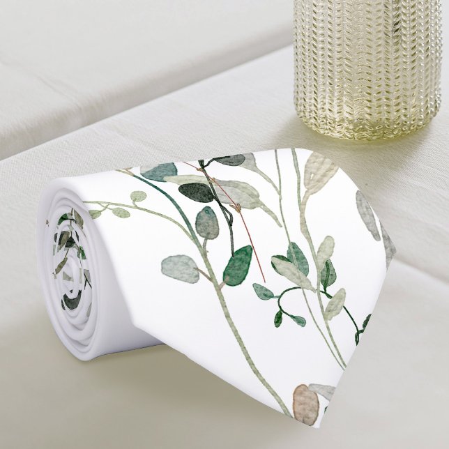 Cravate de verdure aquarelle (Créateur téléchargé)