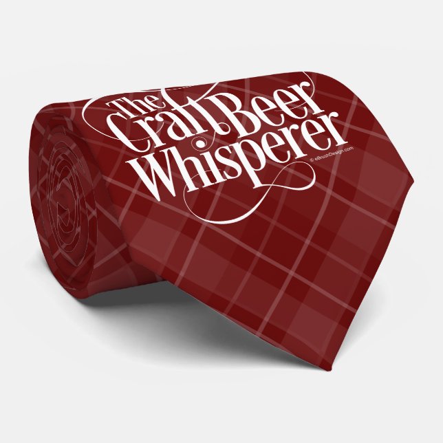 Cravate de Whisperer de bière d'artisanat (Roulé)