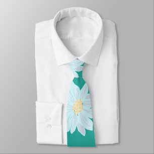 Cravate Deanna Day Daisey Turquoise