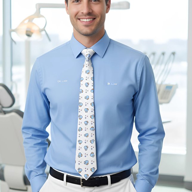 Cravate Dentiste Dents Soins dentaires (Créateur téléchargé)