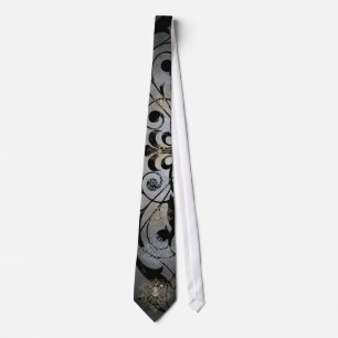 Cravate d'épée de clôture de Fleur De Lis Grey