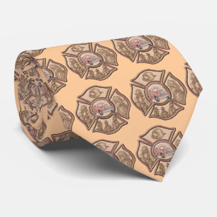 Cravate des pompiers de la Croix de Malte