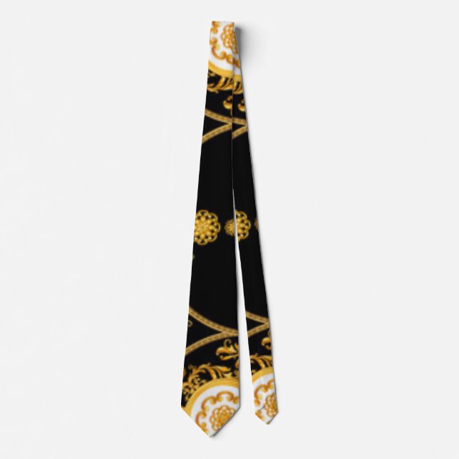 Cravate Design baroque (Devant)
