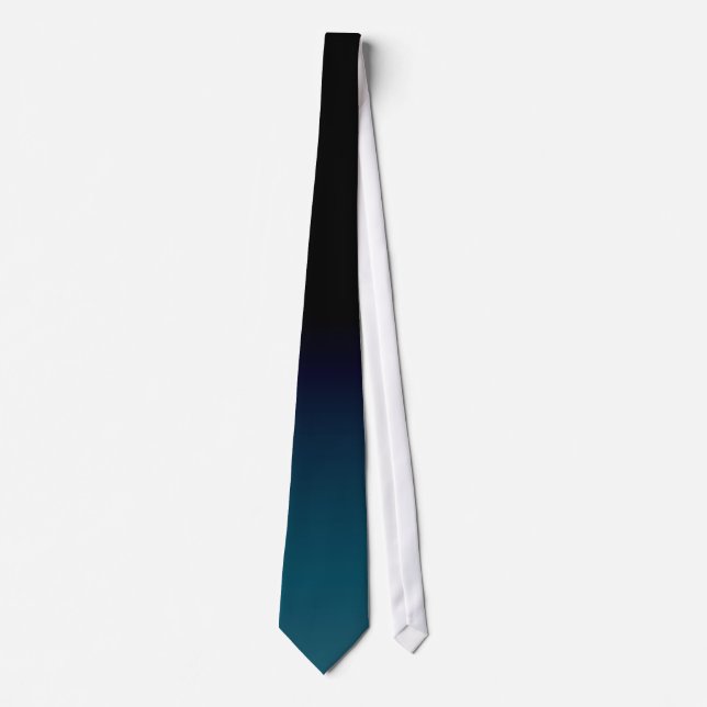 Cravate Design de teintes bleues profondes (Devant)