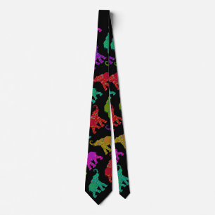 Cravate Design de tuiles motifs Elephant Walk