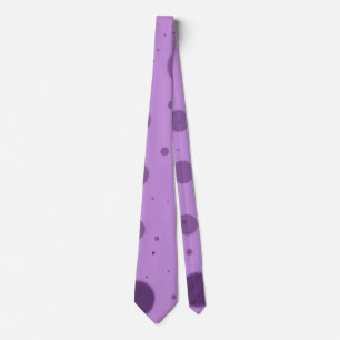 Cravate Désordre de point violet