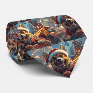 Cravate Dessous de verre roulette de chien Malinois belge 