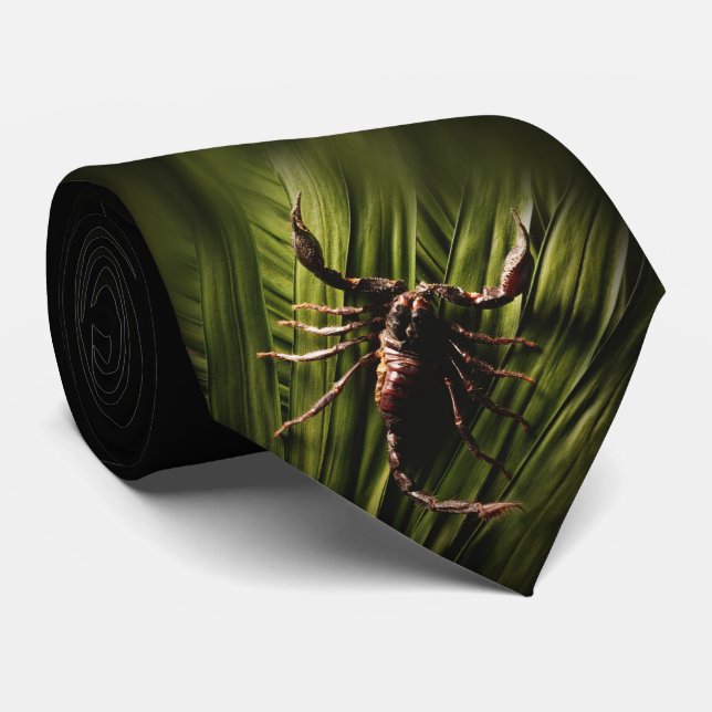 Cravate Détail de nature (Roulé)