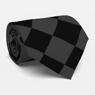 Cravate Diamants noirs et fumés - Élégants et intemporels