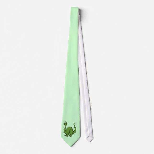 Cravate Dino vert (Devant)