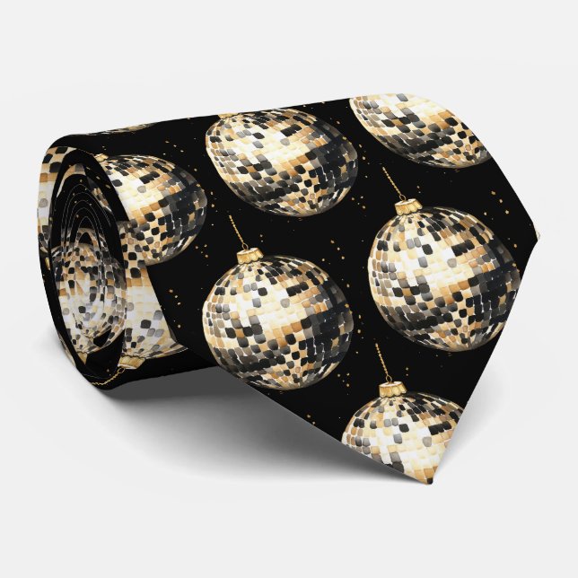 Cravate Disco Ball Steampunk Neck Tie (Roulé)