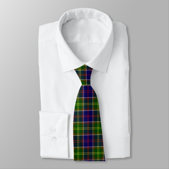 Cravate District de Tartan (Attaché)