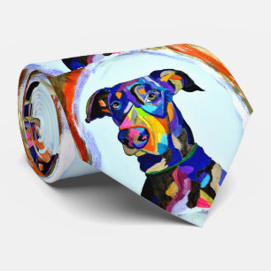 Cravate Doberman