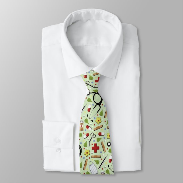 Cravate Docteur cadeau de nouveauté (Attaché)