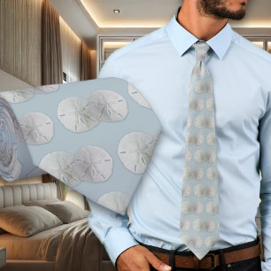 Cravate Dollars de Sable Mariage Gris-Bleu
