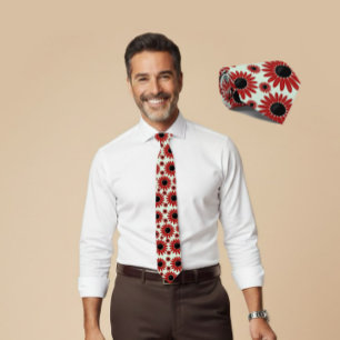Cravate Douces Fleurs de l'Impératrice en Velours