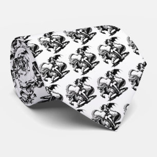 Cravate Dragon vintage Monteur De Fille