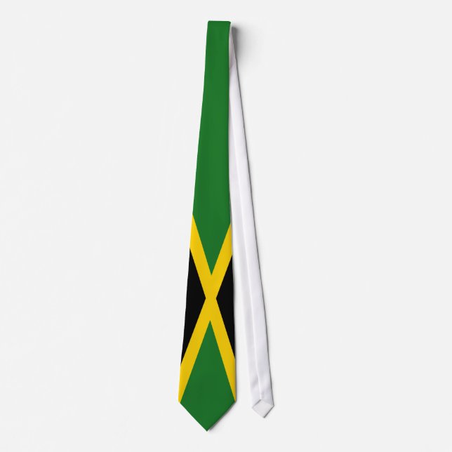 Cravate Drapeau 2 de la Jamaïque (Devant)