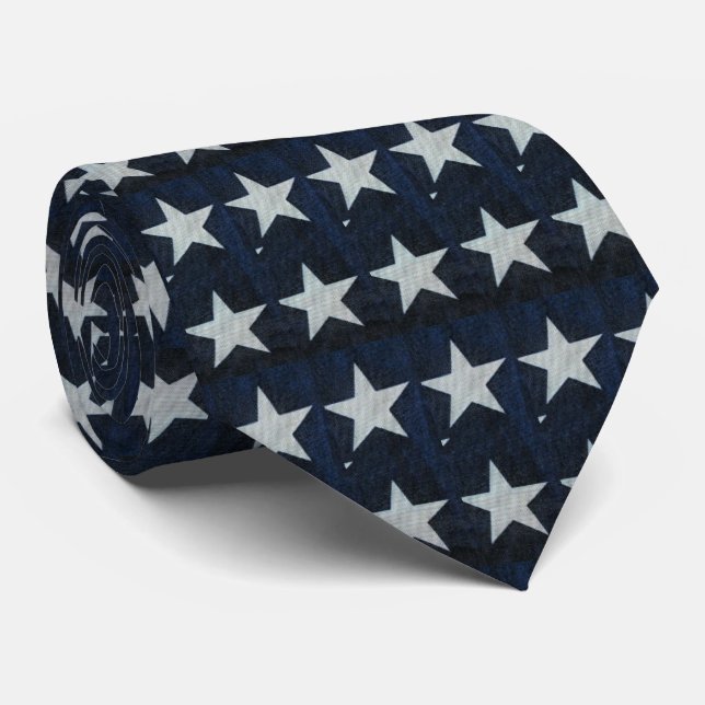 Cravate Drapeau américain (Roulé)