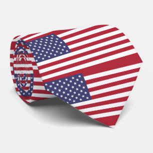 Cravate Drapeau américain