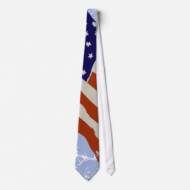 Cravate Drapeau américain (Devant)