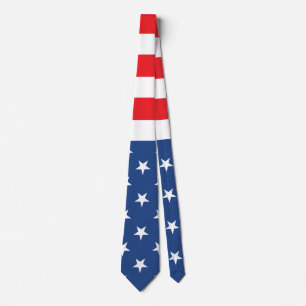Cravate Drapeau américain