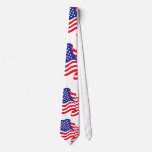 Cravate Drapeau américain