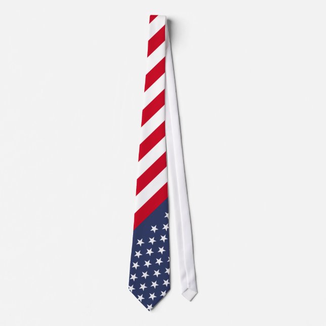 Cravate Drapeau américain (Devant)