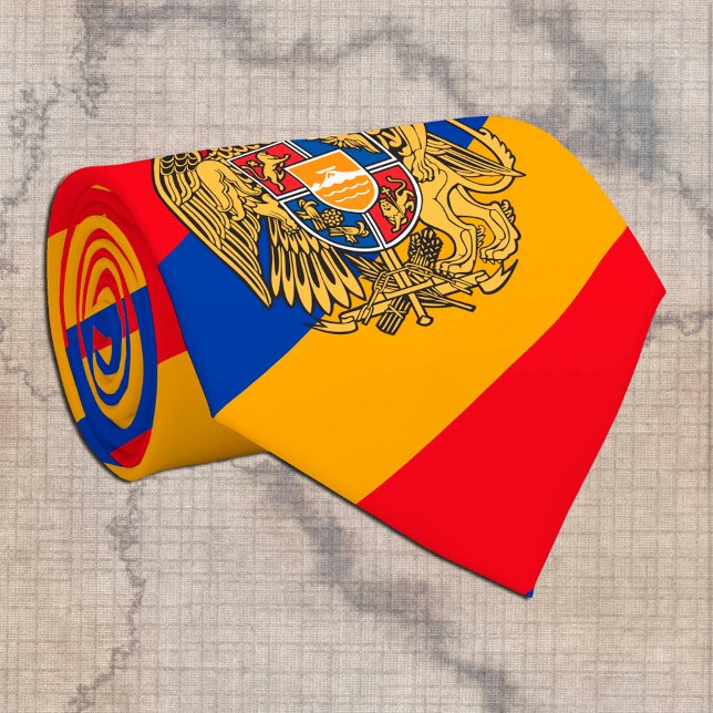 Cravate Drapeau arménien & Voyage en Arménie, affaires / s (Créateur téléchargé)