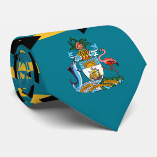 Cravate Drapeau bahaméen et armoiries, Drapeau des Bahamas