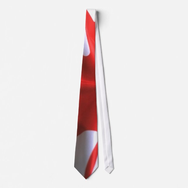 Cravate Drapeau canadien (Devant)
