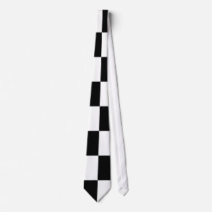 Cravate Drapeau Checkered quadrillé d'emballage