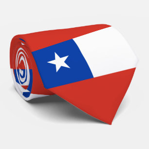 Cravate Drapeau chilien patriotique