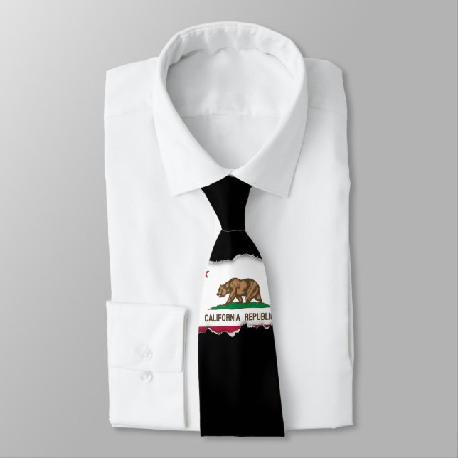 Cravate Drapeau classique d'état de la Californie (Attaché)