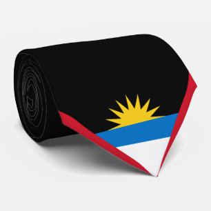 Cravate Drapeau d'Antigua-et-Barbuda