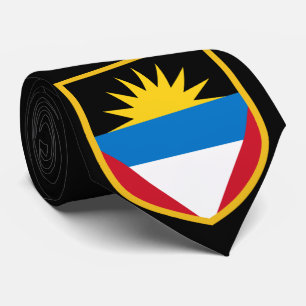 Cravate Drapeau d'Antigua-et-Barbuda