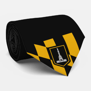 Cravate Drapeau de Baltimore (Maryland, États-Unis)