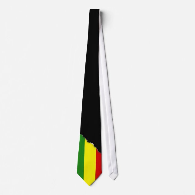 Cravate Drapeau de fierté de Rastafarian (Devant)