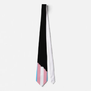 Cravate Drapeau de fierté de transsexuel