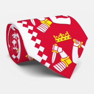 Cravate Drapeau de la Carélie du Nord