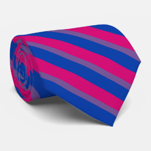 Cravate Drapeau de la fierté bisexuelle