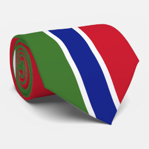 Cravate Drapeau de la Gambie
