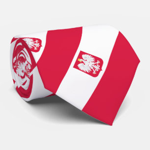 Cravate Drapeau de la Pologne
