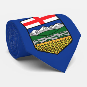 Cravate Drapeau de l'Alberta