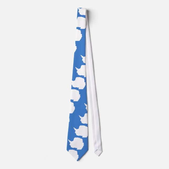 Cravate Drapeau de l'Antarctique (Devant)