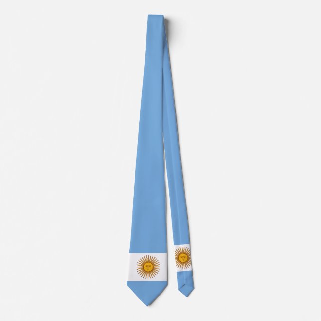 Cravate Drapeau de l'Argentine (Devant)