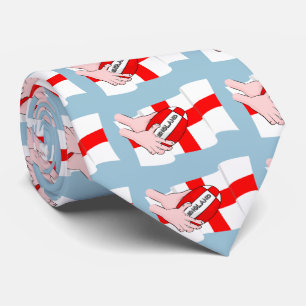 Cravate Drapeau De L'Équipe D'Angleterre De Rugby À Balles