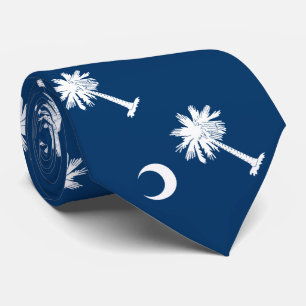 Cravate Drapeau de l'État de la Caroline du Sud
