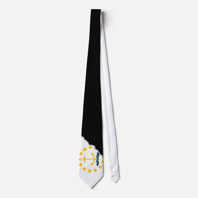 Cravate Drapeau de l'État de Rhode Island (Devant)
