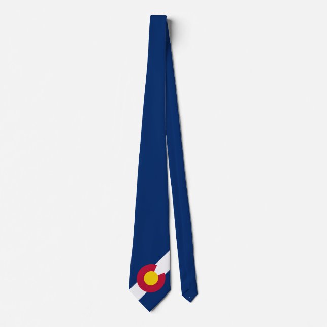 Cravate Drapeau de l'État du Colorado (Devant)